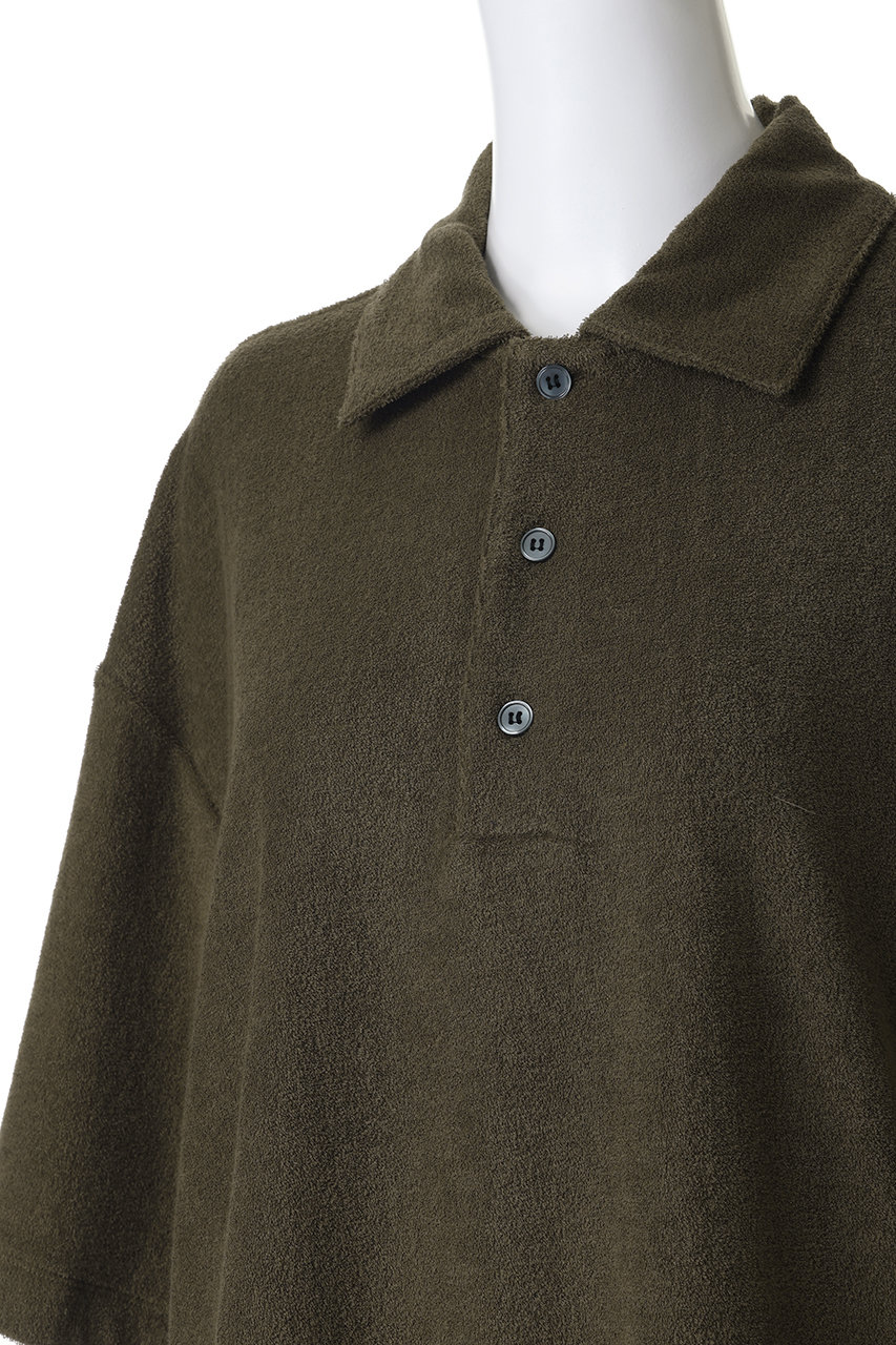 EVCON(エビコン)｜【UNISEX】PILE POLO S/S TEE/KHAKI の通販