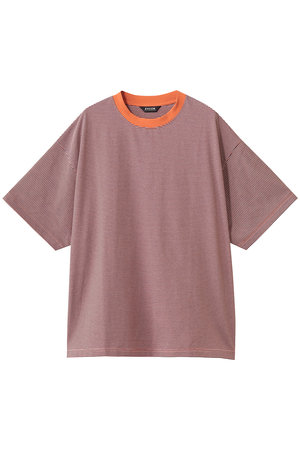 エビコン/EVCONの【UNISEX】MERCERIZATION BORDER WIDE S/S TEE(110100/110102)