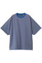 【UNISEX】MERCERIZATION BORDER WIDE S/S TEE エビコン/EVCON BLUE