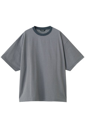 エビコン/EVCONの【UNISEX】MERCERIZATION BORDER WIDE S/S TEE(110100/110102)