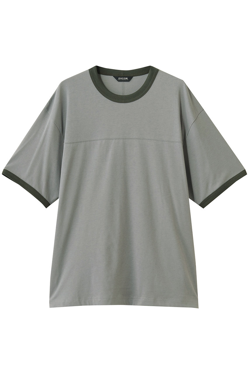 エビコン/EVCONの【UNISEX】FOOTBALL RINGER TEE(GREIGE/261-91106)