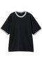【UNISEX】FOOTBALL RINGER TEE エビコン/EVCON BLACK
