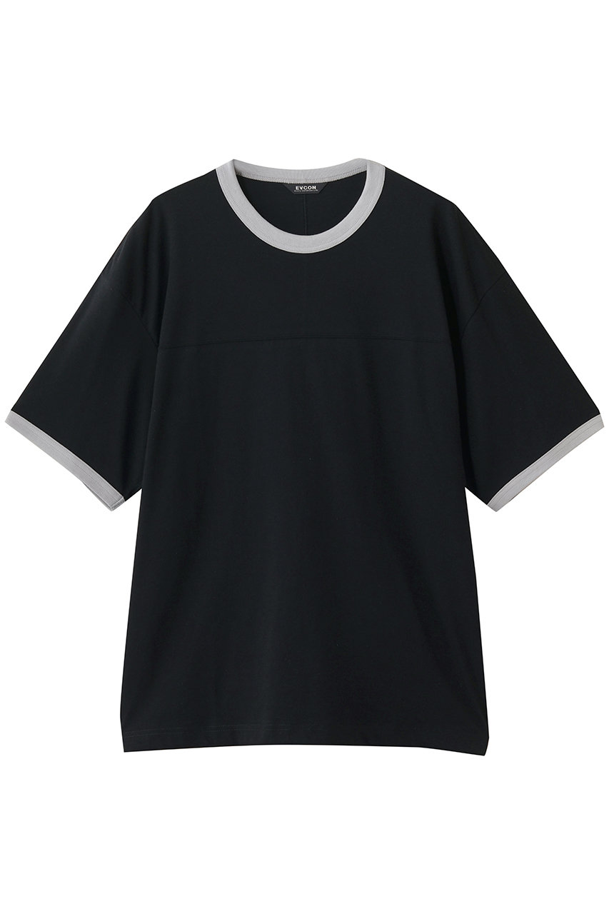 エビコン/EVCONの【UNISEX】FOOTBALL RINGER TEE(BLACK/261-91106)
