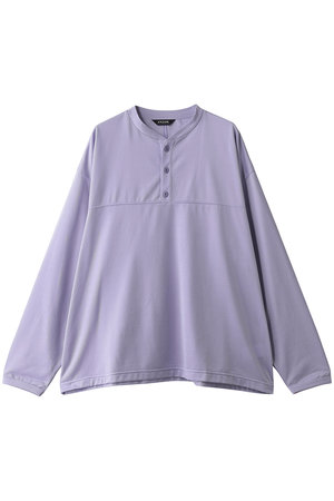エビコン/EVCONの【UNISEX】SHEER HENRYNECK L/S TEE(110100/110103)