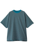 【UNISEX】MERCERIZATION BORDER WIDE S/S TEE
