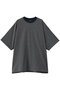 【UNISEX】MERCERIZATION BORDER WIDE S/S TEE エビコン/EVCON NAVY