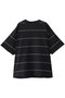 【UNISEX】BORDER WIDE S/S TEE エビコン/EVCON BLACK