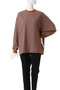 【UNISEX】MERCERIZATION BORDER WIDE L/S TEE エビコン/EVCON