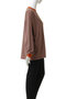 【UNISEX】MERCERIZATION BORDER WIDE L/S TEE エビコン/EVCON