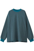 【UNISEX】MERCERIZATION BORDER WIDE L/S TEE