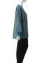 【UNISEX】MERCERIZATION BORDER WIDE L/S TEE エビコン/EVCON