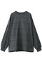 【UNISEX】BORDER WIDE L/S TEE エビコン/EVCON GRAY
