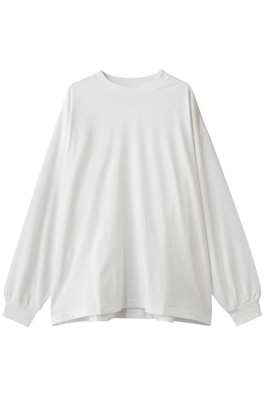 エビコン/EVCONの【UNISEX】MERCERIZATION WIDE L/S TEE(WHITE/263-91105)