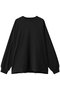 【UNISEX】MERCERIZATION WIDE L/S TEE エビコン/EVCON BLACK
