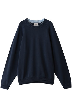 エビコン/EVCONの【UNISEX】5GG COTTON CREWNECK KNIT(110300/110301)
