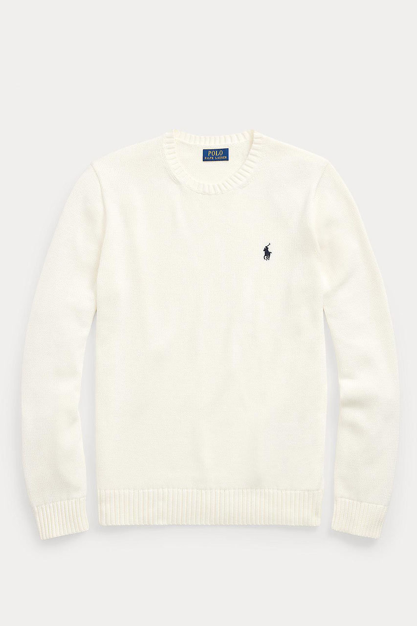 ラルフ ローレン/RALPH LAURENの【MEN】【POLO RALPH LAUREN】コットン クルーネック セーター(ホワイト/3616851739913)