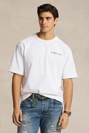 【MEN】【POLO RALPH LAUREN】リラックスド フィット ロゴ ジャージー Tシャツ