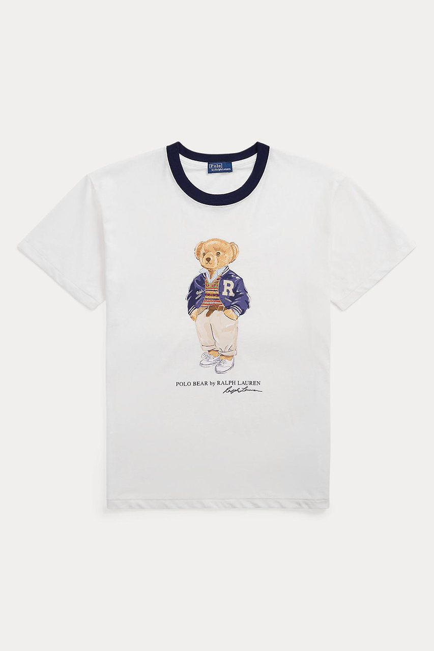 ラルフ ローレン/RALPH LAURENの【POLO RALPH LAUREN】POLO ベア コットン ジャージー Tシャツ(ホワイト/3616537203738)