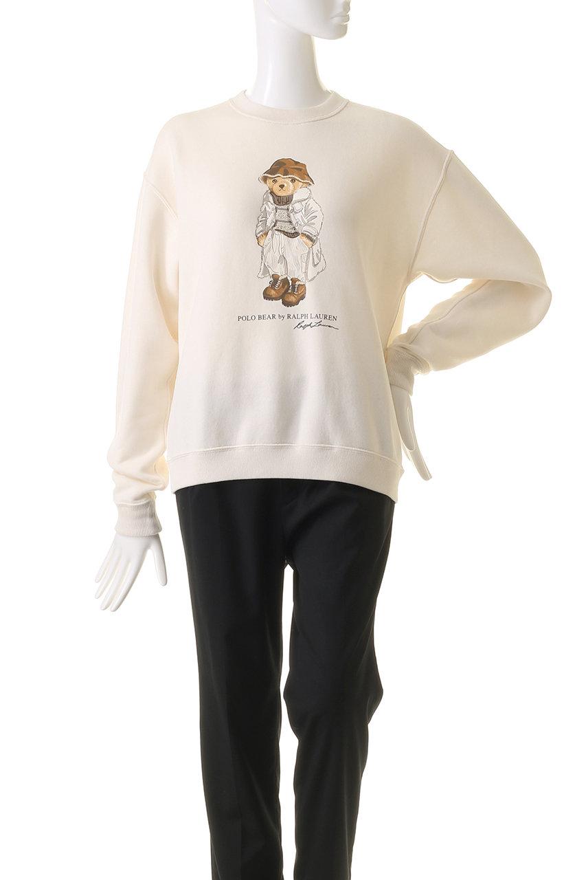 RALPH LAUREN(ラルフ ローレン)｜【POLO RALPH LAUREN】POLO ベア フリース クルーネック/クリーム  の通販｜ELLESHOP・(エル・ショップ)