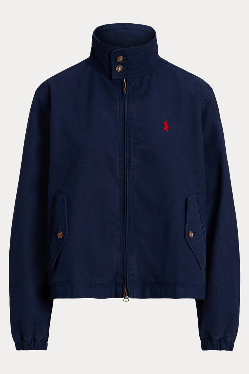 RALPH LAUREN 【POLO RALPH LAUREN】コットン キャンバス ジャケット (ニューポートネイビー, S) ラルフ ローレン ELLE SHOP RALPH LAUREN 【POLO RALPH LAUREN】コットン キャンバス ジャケット (ニューポートネイビー, S) ラルフ ローレン ELLE SHOP