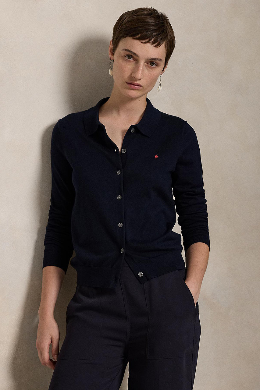 ポロ ラルフローレン コットン カーディガン　POLO RALPH LAUREN コットン Vネック カーディガン（カーディガン/ボレロ）｜POLO RALPH