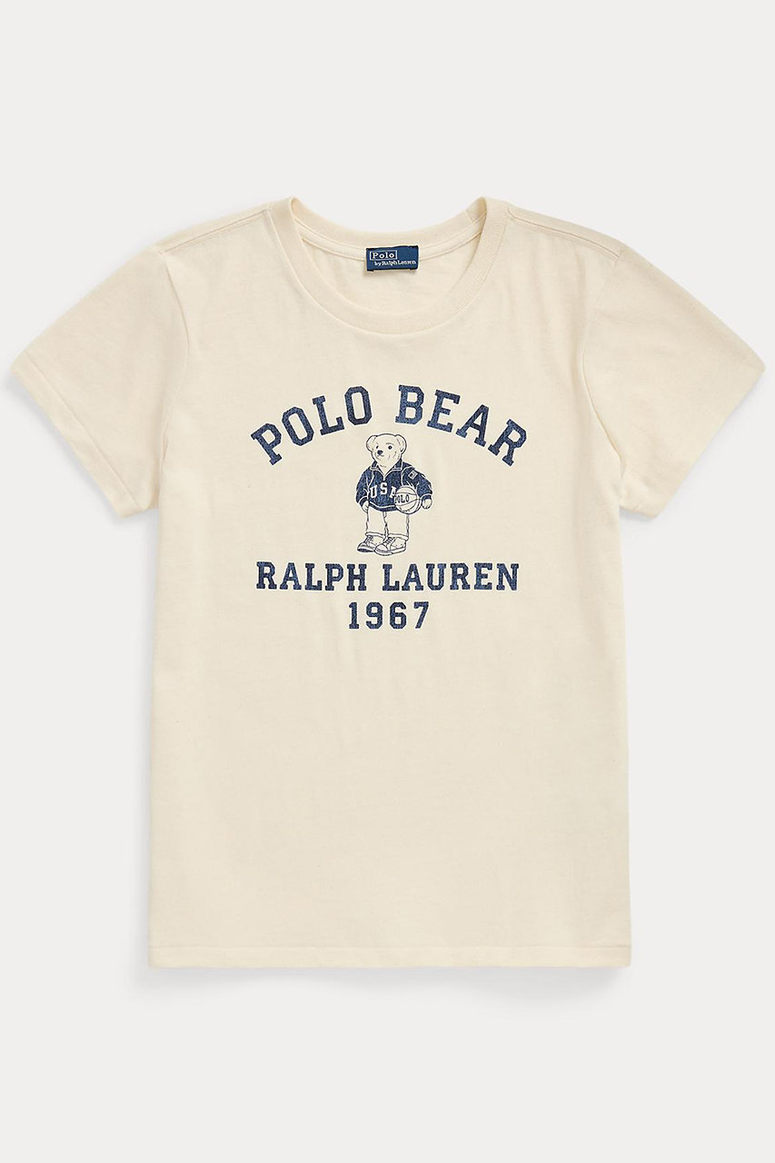 RALPH LAUREN 【POLO RALPH LAUREN】Polo ベア コットン ジャージー Tシャツ (ウォッシュホワイト, S) ラルフ ローレン ELLE SHOP RALPH LAUREN 【POLO RALPH LAUREN】Polo ベア コットン ジャージー Tシャツ (ウォッシュホワイト, S) ラルフ ローレン ELLE SHOP