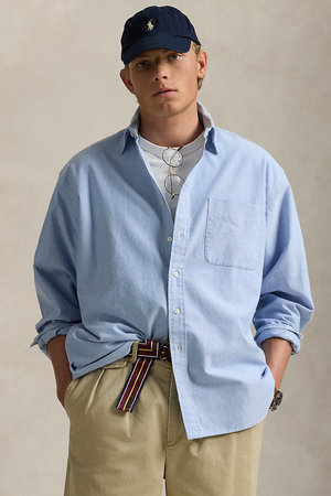 ラルフ ローレン/RALPH LAURENの【MEN】【POLO RALPH LAUREN】オーガニック コットン ビッグ シャツ(110400/110403)