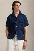 【MEN】【POLO RALPH LAUREN】クラシック フィット リネン キャンプ シャツ