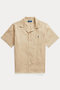 【MEN】【POLO RALPH LAUREN】クラシック フィット リネン キャンプ シャツ ラルフ ローレン/RALPH LAUREN ベージュ