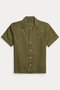 【MEN】【POLO RALPH LAUREN】クラシック フィット リネン キャンプ シャツ ラルフ ローレン/RALPH LAUREN グリーン