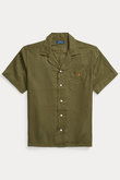 【MEN】【POLO RALPH LAUREN】クラシック フィット リネン キャンプ シャツ