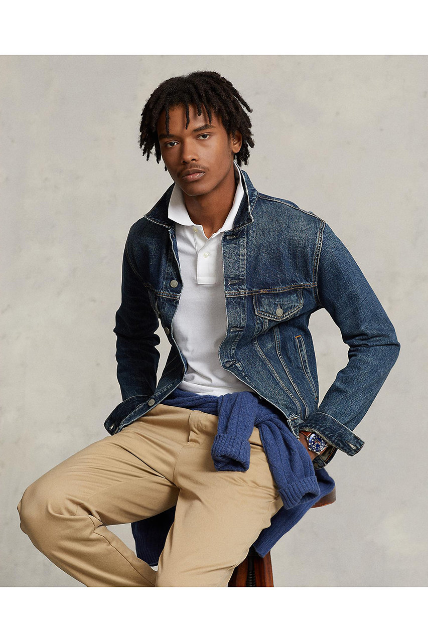 Polo Ralph Lauren カスタムスリムフィット M ネイビー POLO RALPH LAUREN ポロ ラルフ ローレン カスタム スリム