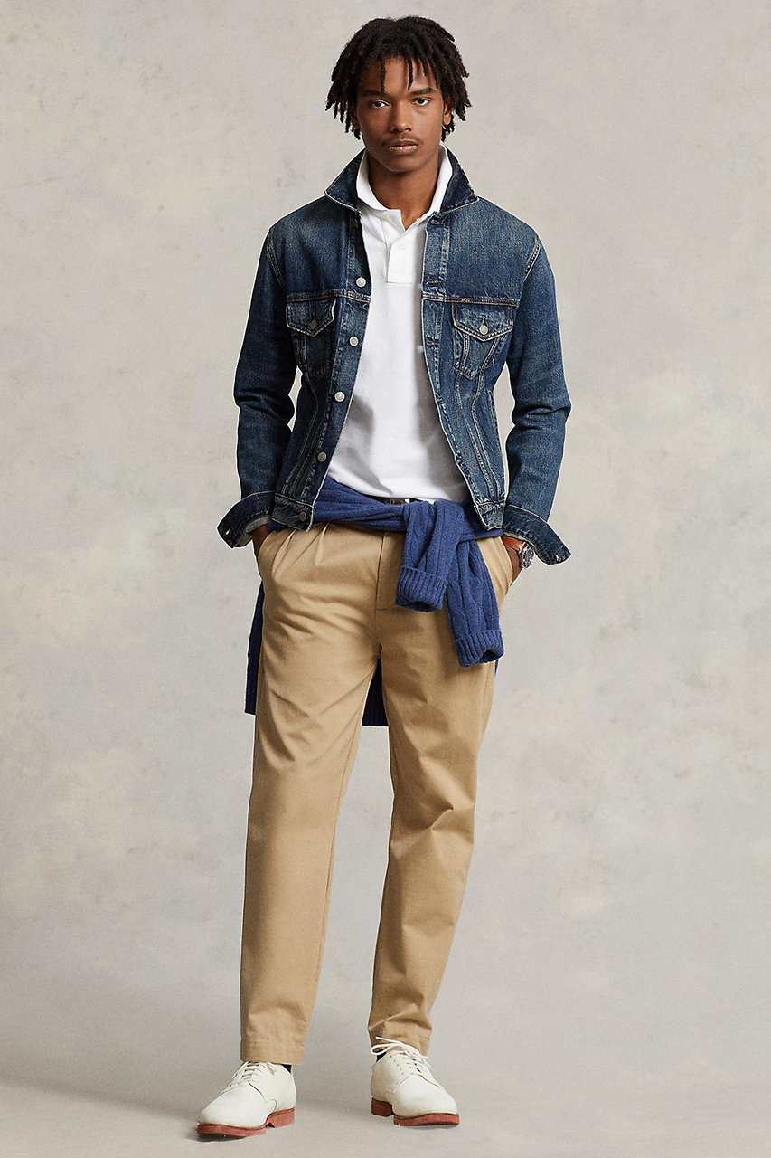 Polo Ralph Lauren カスタムスリムフィット M ネイビー POLO RALPH LAUREN ポロシャツ カスタム スリム フィット