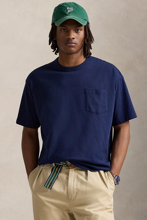 ラルフ ローレン/RALPH LAURENの【MEN】【POLO RALPH LAUREN】ビッグ フィット ヘビーウェイト ジャージー Tシャツ(110100/110102)
