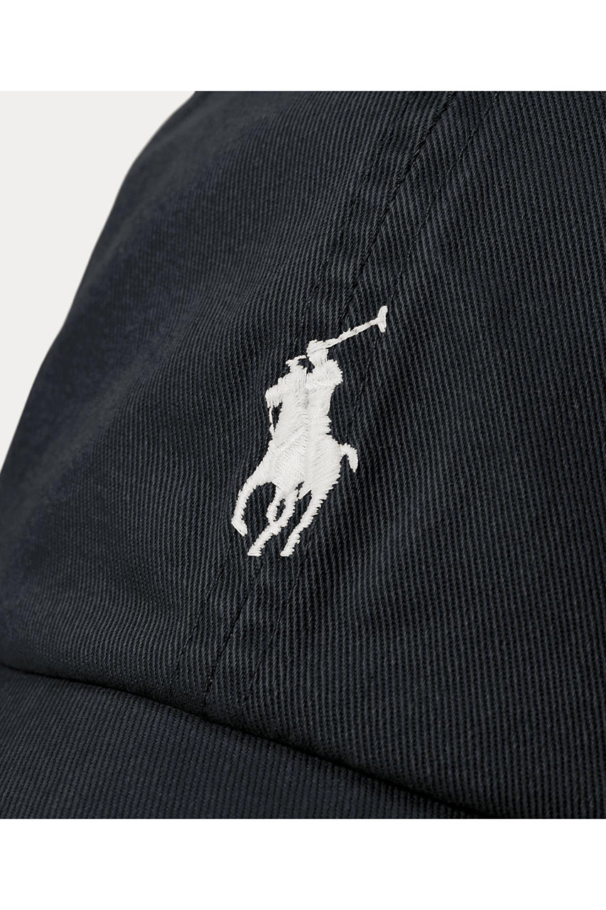 Ralph Lauren コットンボールキャップ ブラック コットン チノ ボール キャップ（キャップ）｜POLO RALPH LAUREN