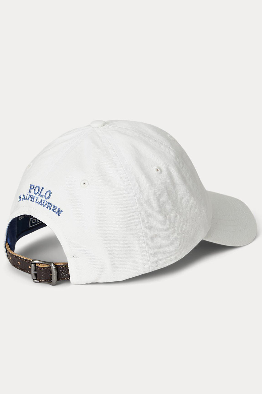Ralph Lauren - 未使用　RALPH LAURENラルフローレンナッツボール　シルバー Big Pony ツイル ボール キャップ（キャップ）｜POLO RALPH