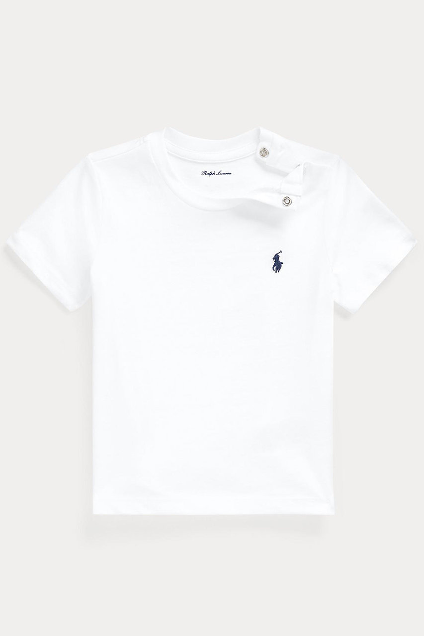ラルフ ローレン/RALPH LAURENの【KIDS】【POLO RALPH LAUREN】コットン ジャージー クルーネック Tシャツ(ホワイト/CWPOTSHI8020064)