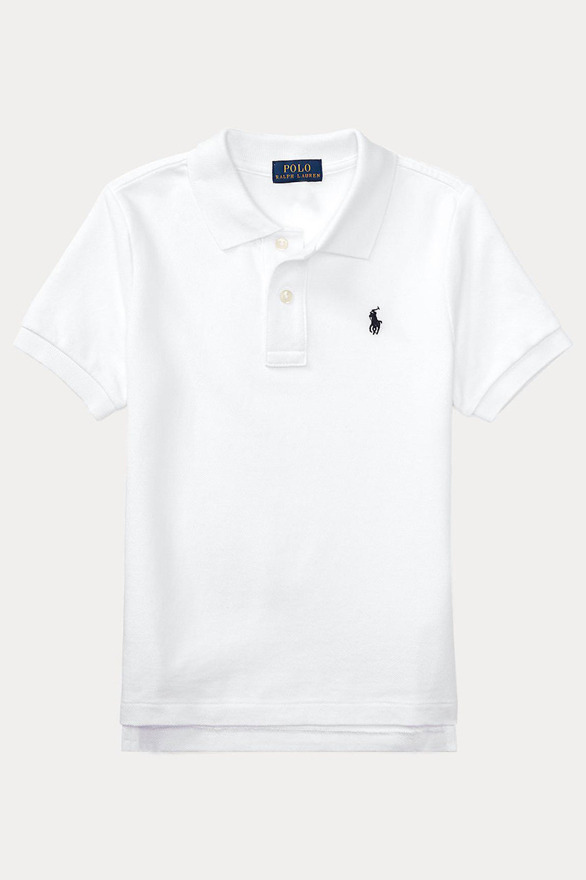 ラルフ ローレン/RALPH LAURENの【KIDS】【POLO RALPH LAUREN】コットン メッシュ ポロシャツ(ホワイト/CWPOKNIBN820167)