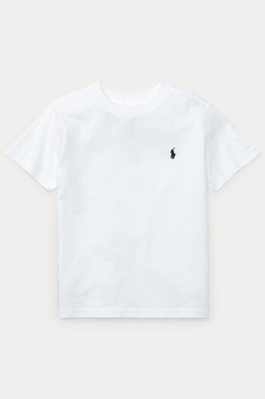 ラルフ ローレン/RALPH LAURENの【KIDS】【POLO RALPH LAUREN】コットン ジャージー クルーネック Tシャツ(ホワイト/CWPOTSHB8020170)