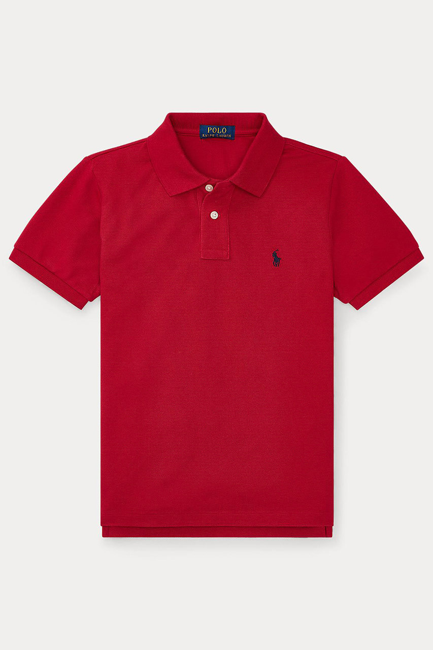 ラルフ ローレン/RALPH LAURENの【KIDS】【POLO RALPH LAUREN】コットン メッシュ ポロシャツ(レッド/CWPOKNIYN820076)