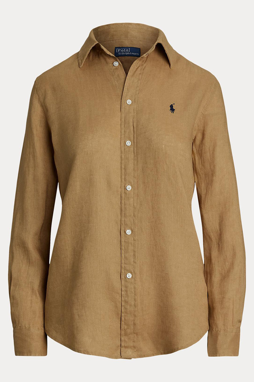 ラルフローレン　ベージュリネンシャツ RALPH LAUREN(ラルフ ローレン)｜【POLO RALPH LAUREN
