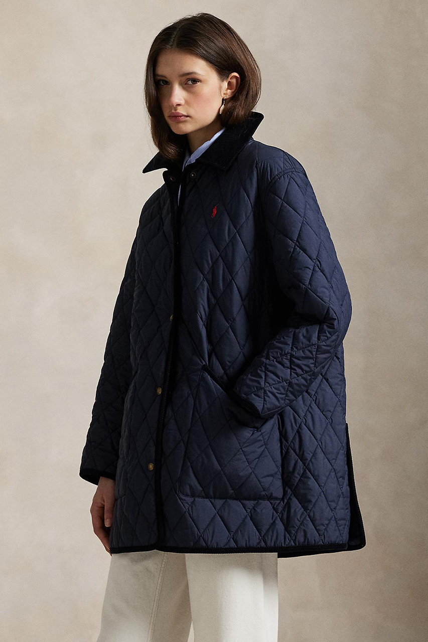 Polo Ralph Lauren ネイビー キルティングジャケット Lサイズ 楽天市場】ポロ ラルフローレン メンズ キルティング ジャケット POLO