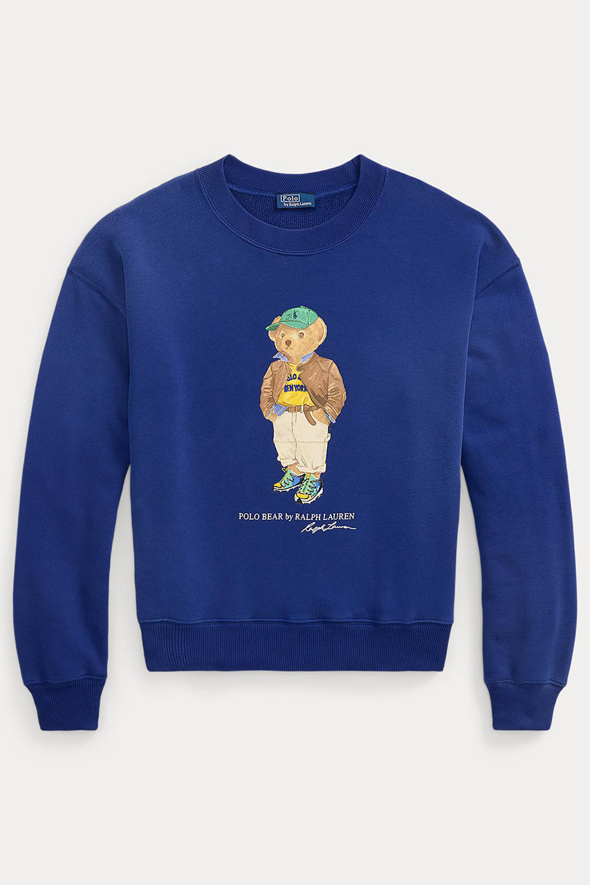 RALPH LAUREN 【POLO RALPH LAUREN】Polo ベア ライトウェイト フリース クルーネック (ブルー, M) ラルフ ローレン ELLE SHOP RALPH LAUREN 【POLO RALPH LAUREN】Polo ベア ライトウェイト フリース クルーネック (ブルー, M) ラルフ ローレン ELLE SHOP