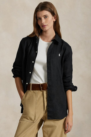 ラルフ ローレン/RALPH LAURENの【POLO RALPH LAUREN】クラシック フィット リネン シャツ(110400/110403)