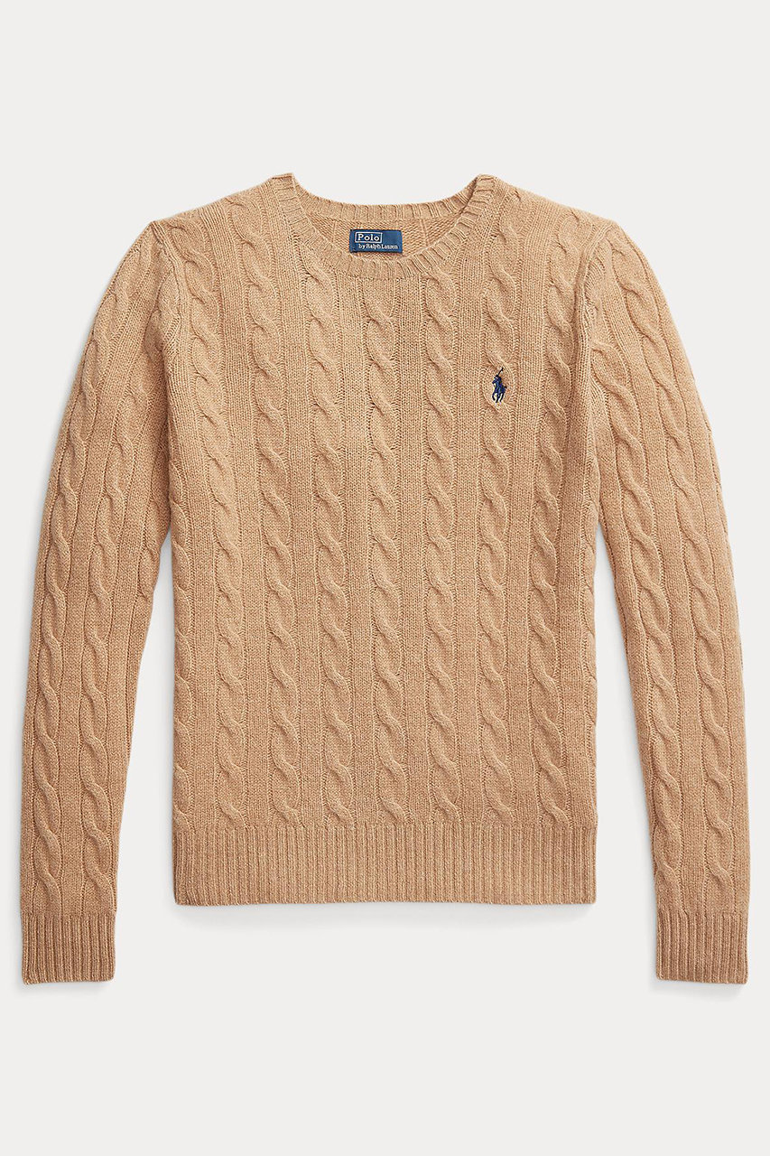 【未着用】ラルフローレン大人気クルーネックカシミヤケーブルセーター現行品 RALPH LAUREN(ラルフ ローレン)|【POLO RALPH LAUREN】ケーブル