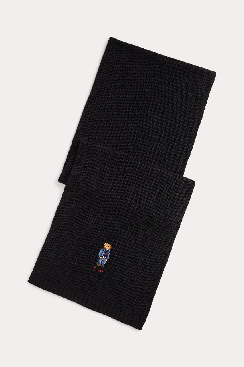【UNISEX】【POLO RALPH LAUREN】ソリッド デニム ベア スカーフ