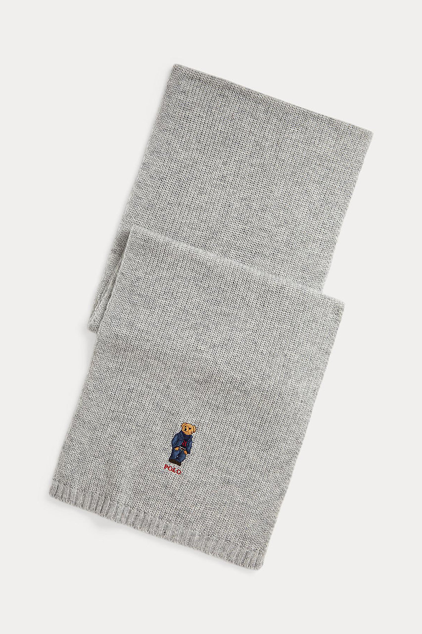 【UNISEX】【POLO RALPH LAUREN】ソリッド デニム ベア スカーフ