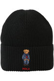 【MEN】【POLO RALPH LAUREN】ソリッド デニム ベア ビーニー
