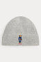 【MEN】【POLO RALPH LAUREN】ソリッド デニム ベア ビーニー ラルフ ローレン/RALPH LAUREN グレー