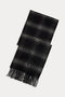 【UNISEX】【POLO RALPH LAUREN】チェック ウールカシミヤ マフラー ラルフ ローレン/RALPH LAUREN ブラック